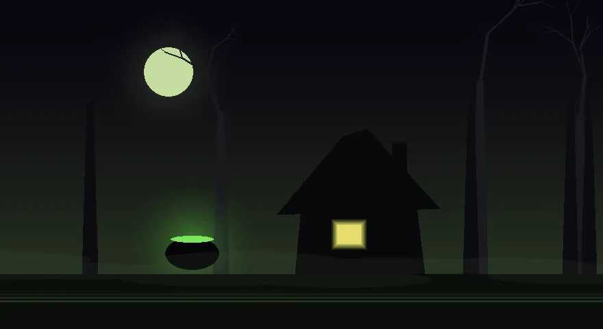 Cenário Cabana da Bruxa